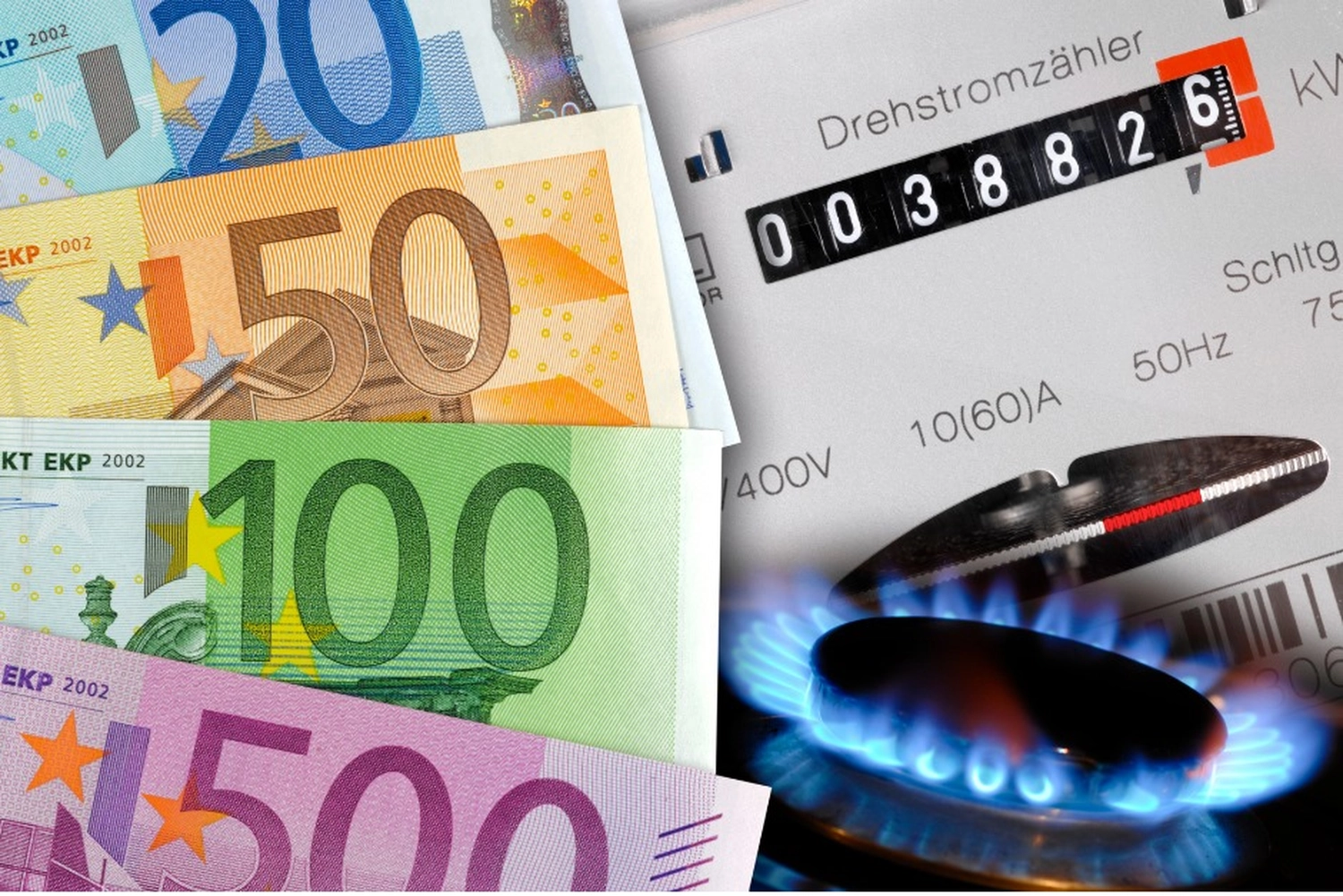 Choy Consulting UG – Finanzberater – Collage zum Thema steigende Energiekosten